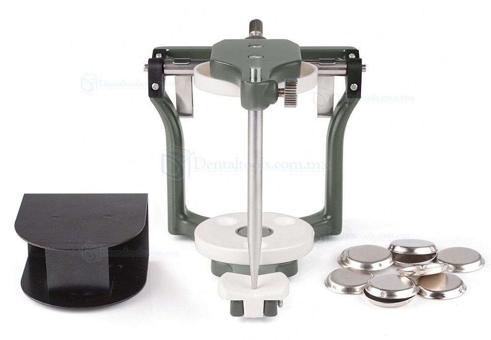 Articulador dental de valor promedio compatible con placas Amann Girrbach